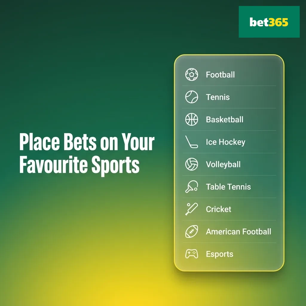 Bet365 India sports betting screen showing cricket, football, tennis and kabaddi odds with live and pre-match market options