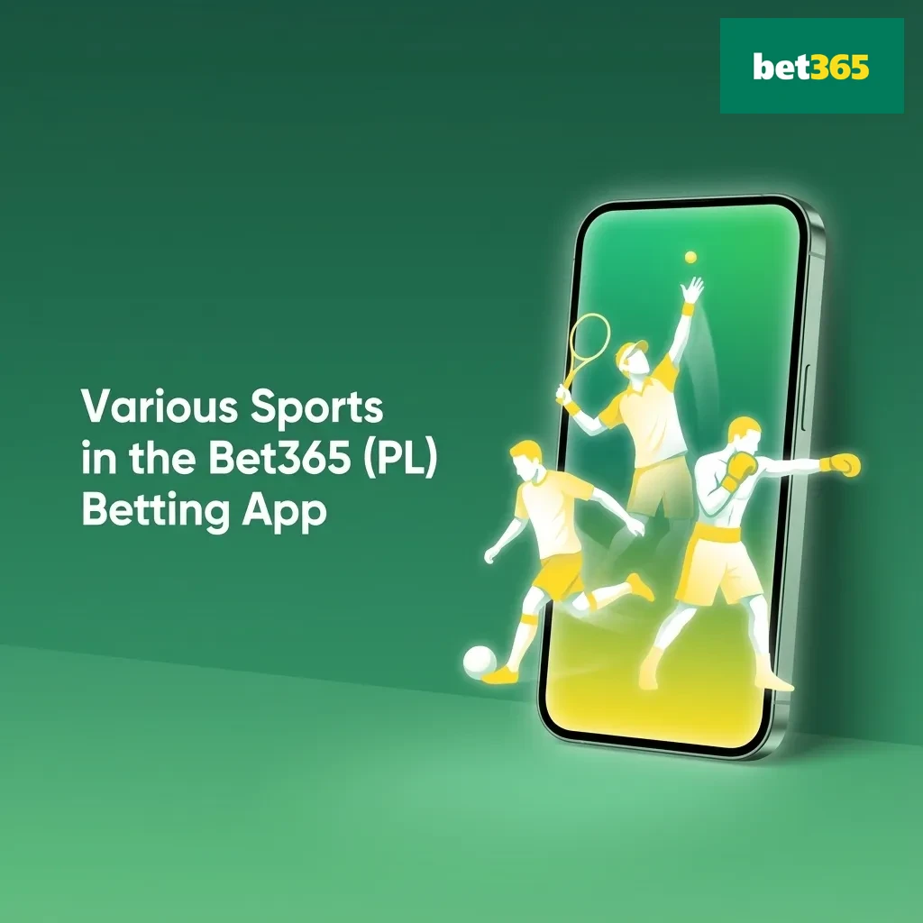 Bet365 (PL) mobile app screen showing odds and icons for multiple live and pre‑match sports and esports betting options