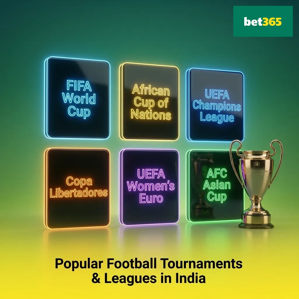 Football tournaments including FIFA World Cup, UEFA Champions League, Premier League, and Indian Super League matches