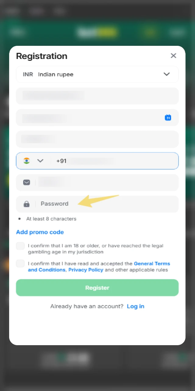 Provide address and settings.